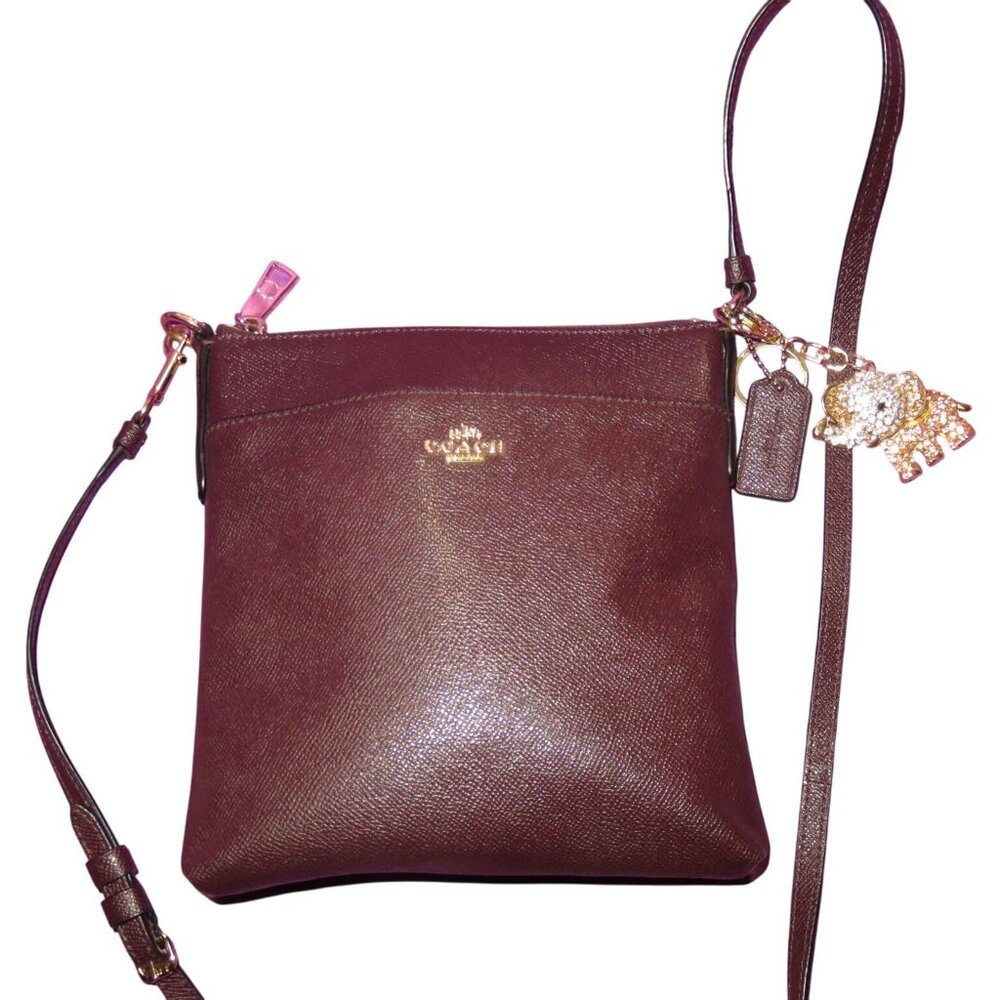 Coach 2017 Kitt Messenger Crossbody Crossgrain Leather Pochette Messenger bag - Picture 6 of 8